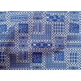 thumbnail image 4 of oneOone Cotton Poplin Blue Fabric Geometric African Craft Projects Decor Fabric Printed By The Yard 42 Inch Wide, 4 of 4