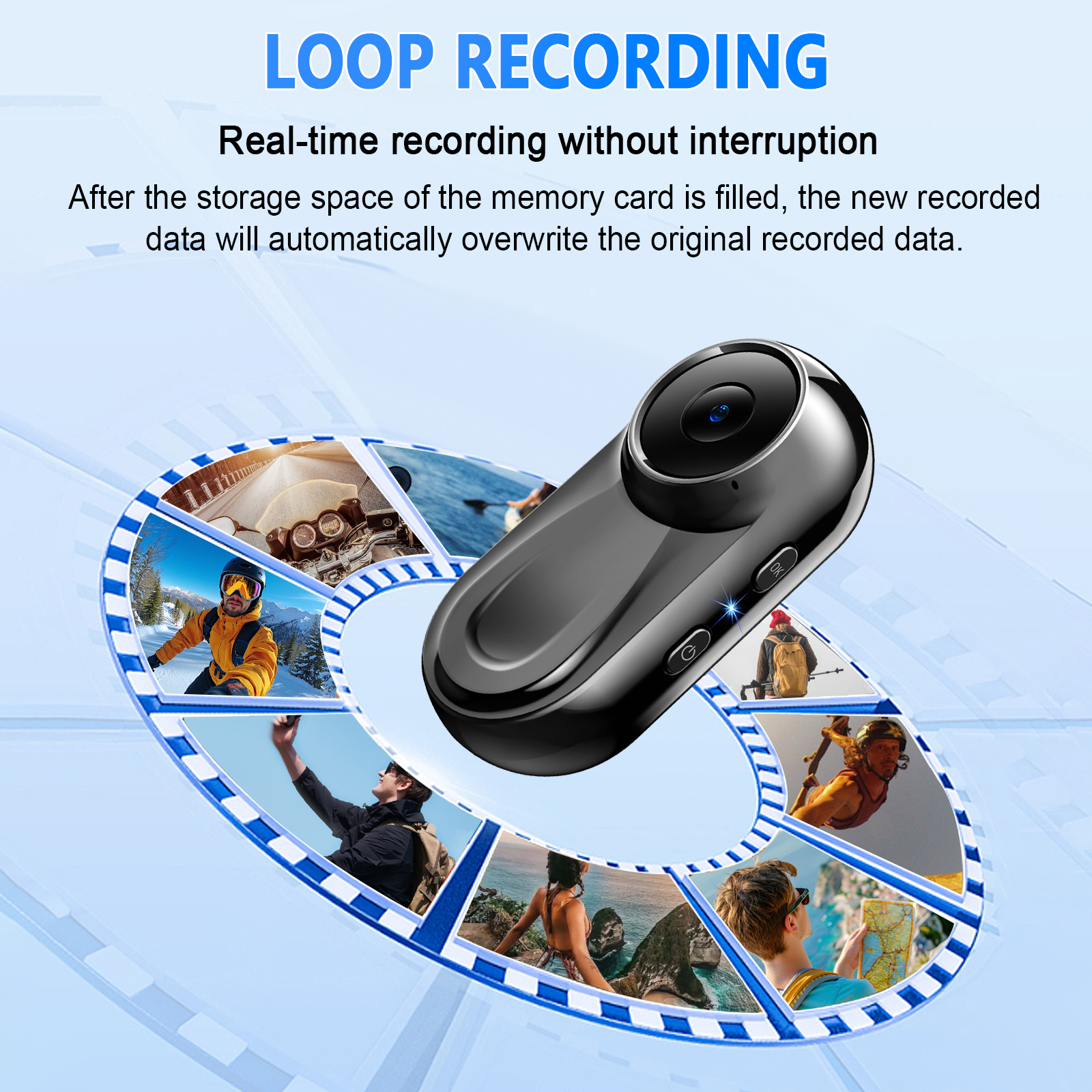Geryst Mini 1080P Action Camera with 360° Clip Mount photo 7