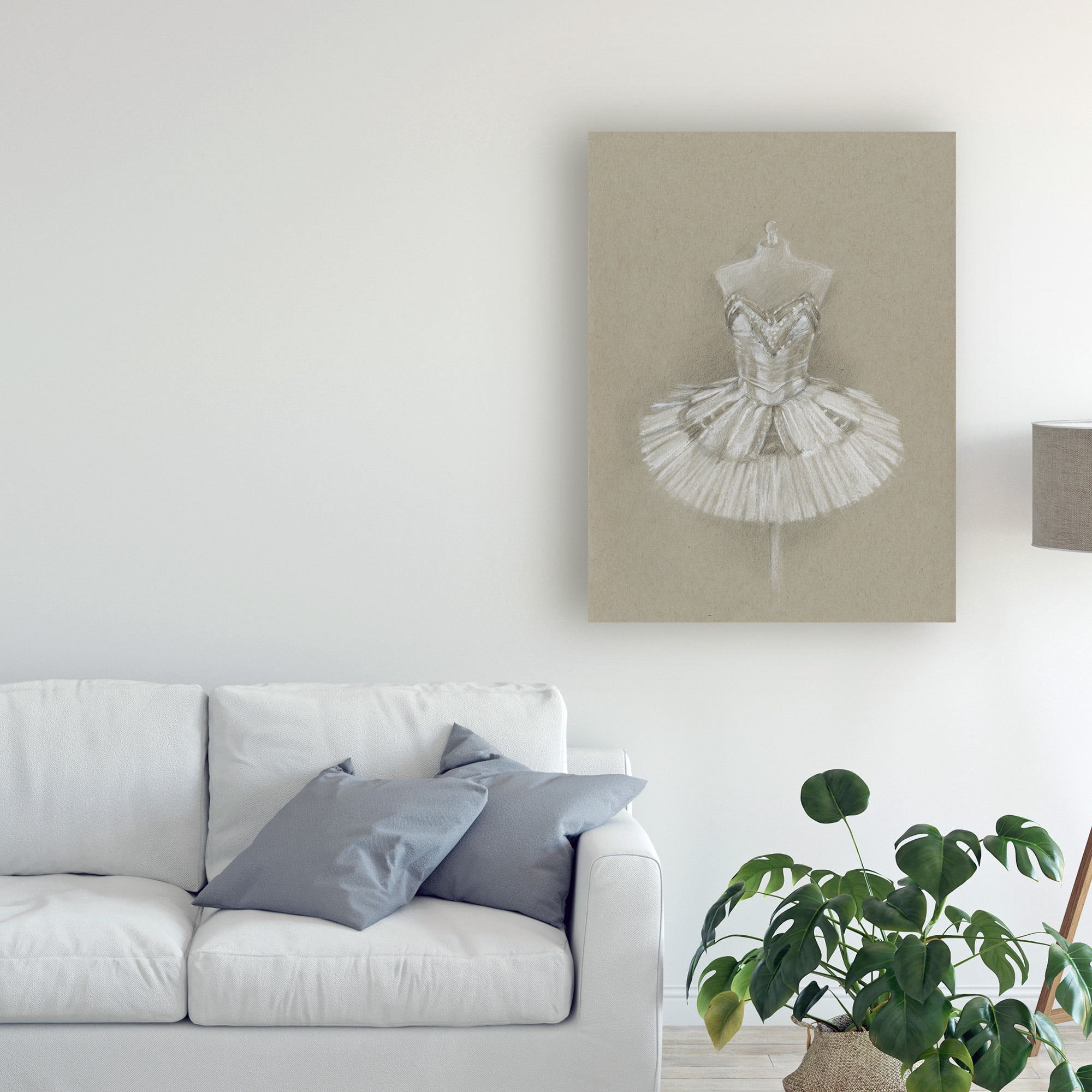 Trademark Fine Art 'Ballet Dress I' Canvas Art by Ethan Harper