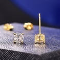 thumbnail image 4 of NUNCAD 3mm-8mm Copper Round Cubic Zirconia Stud Earrings Set 6PCS, 4 of 5