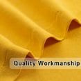 thumbnail image 2 of Yellow Tier Curtains Over Sink Kitchen Privacy Linen Textured 16 inch Length Cafe Curtains Short Caravan Bathroom Small Basement Window Curtain Mini 2 Panels Rod Pocket, 2 of 12