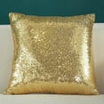 thumbnail image 5 of 2Pcs/4Pcs Sequin Pillow Covers Shiny and Luxurious Home Decorative Glitter Sequins Solid Cushion Decor Square Accent Sparkle Pillow Covers for Couch Bed Party Wedding,16x16inch/18x18inch, 5 of 5