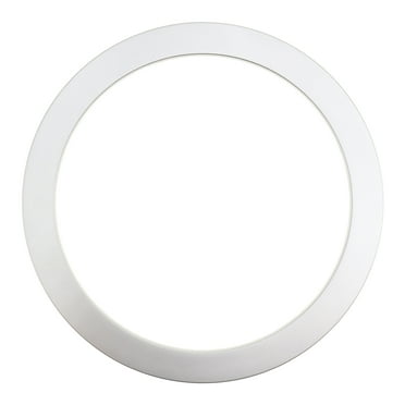 Prescolite LBSE-8RD-T-SVR Edge-Lit Square Trim Accessory, 8-Inch, Silver