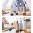 thumbnail image 1 of Botella de Aceite Dispensador de Vinagre de material acero Inoxidable Recipiente de Aceite Botella de Aceite a Prueba de 300 Ml BLESIY Botella de aceite de acero inoxidable, 1 of 8