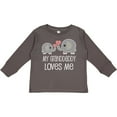 thumbnail image 3 of Inktastic Grandaddy Loves Me Grandchild Gift Boys or Girls Long Sleeve Toddler T-Shirt, 3 of 5