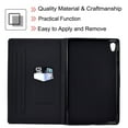 thumbnail image 6 of Allytech Case for Lenovo Tab M10 HD 2nd Gen (TB-X306X/TB-X306F), Kickstand PU Leather Shockproof Flip Wallet Auto Sleep Wake Case for Lenovo Tab M10 HD 2nd Gen 10.1" 2020, Water Droplets, 6 of 6