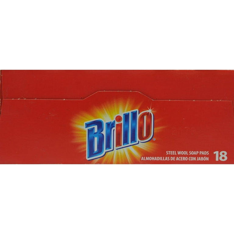 Brillo Steel Wool Soap Pad (18-Count Case of 12) 23318 - The Home