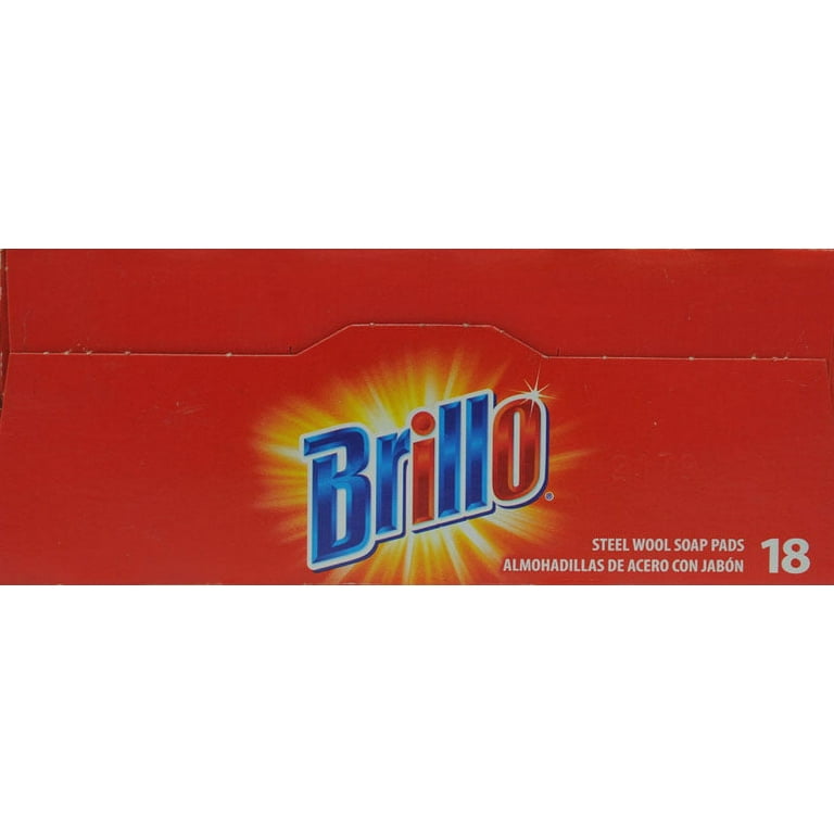 Brillo Steel Wool Soap Pads, 18 count