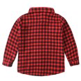 thumbnail image 3 of GigrtiJin Toddler Boys Girls Plaid Shirt Jacket Long Sleeve Lapel Button down Jacket Kids Casual Comfy Tops Coats, 3 of 5