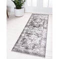 thumbnail image 2 of Unique Loom 3141300 3 Pi 3 Po x 19 Pi 8 Po Salle Garnier Sofia Runner Rug&44; Gris, 2 of 4