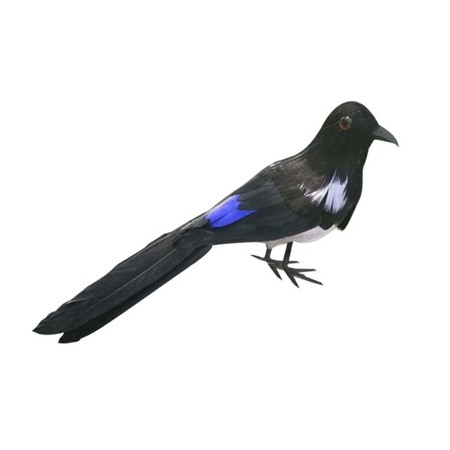 Decoración fiesta decoración bosque pájaros cuervo pájaro figura decorativa paloma 22cm