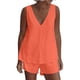 thumbnail image 2 of Puntoco Mujeres Casual Verano V Cuello Sólido Sin Mangas Tops y Pantalones Cortos Dos Conjunto Traje Liquidación Puntoco Puntoco-5870, 2 of 8
