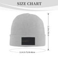 thumbnail image 3 of ZICANCN Cartoon Airplane War Knit Beanie Hat, Winter Cap Soft Warm Classic Hats for Men Women, Gray, 3 of 8