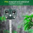 thumbnail image 3 of Lightning and Ultrasonic Bird Repellent Repellent against Pigeons Seagulls and other animals like cats on the balcony Windows for Protection Fruit Tree, Sunny, 3 of 5