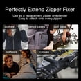 thumbnail image 4 of 25Pack Zipper Pull Replacement, Golf Bag Zipper Pull Replacement Tab for Backpack, Jackets, Pants, Boots, Coats, Luggage - 12 Colors(Universal Extender) 01#- Mixed 25pcs, 4 of 6