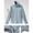 Light Blue, variant on Zivyakyron Zip up Mens Rain Jacket Quick Dry Windbreaker Long Sleeve Lightweight Plain Loose Outdoor Hooded Jacket White 2XL