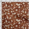 thumbnail image 3 of Soimoi Camouflage Printed, Cotton Satin Spandex, Sewing Fabric by The Yard 54 Inch Wide, Decorative Fabric for Dresses and Home Accents, Rust Brown, 3 of 5