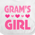 thumbnail image 4 of Inktastic Grams Girl Granddaughter Girls Baby Bib, 4 of 4