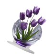 thumbnail image 1 of 2D acrílico tulips decoración placa de escritorio creative vacaciones coleccionables decoración de mesa de mesa para gabinete de entrada de chimenea, 1 of 9