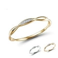 thumbnail image 3 of 14K Yellow/White Diamond Promise Engagement Rings/Anniversary Fine Jewelry Gold Rings For Women, 3 of 4