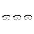 thumbnail image 2 of Sonducket Gafas deportivas para hombre, gafas protectoras reutilizables antivaho, gafas de fútbol Lacrosse, gafas con correa elástica, equipo Type1 NO1, 2 of 6