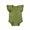 Green, variant on Infant Baby Girl Boy Fly Sleeve Romper Round Neck Solid Color Bodysuit