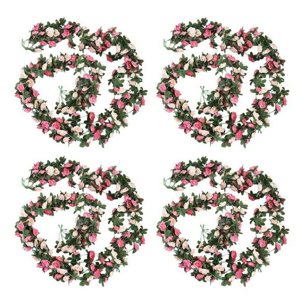 8 Uds flor Artificial Floral falso vid colgante guirnalda fiesta boda decoración