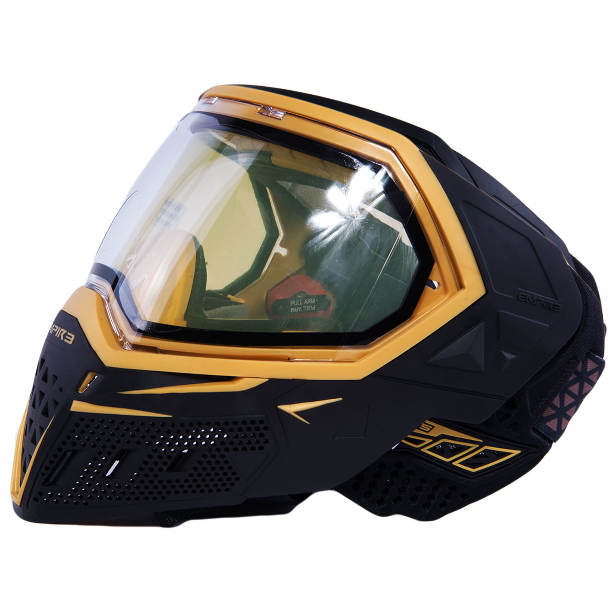 Empire EVS Thermal Paintball Goggle Mask Black Gold With Smoke and Clear Lenses for sale online 