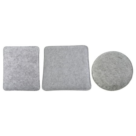 3 Pcs Felt Pad DIY Felting Pad Portable Felting Base Outdoor Cushions Needle Felting Cushion Household Felting Bases