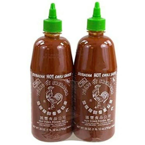 Sriracha Hot Chili Sauce, 28 oz (Two Pack)