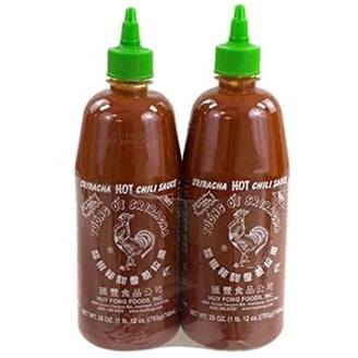 Full Case Of Huy Fong Sriracha Hot Chili Sauce - 12 Bottles, 28oz Each, Made In USA (Iconic Red Rooster Sauce)