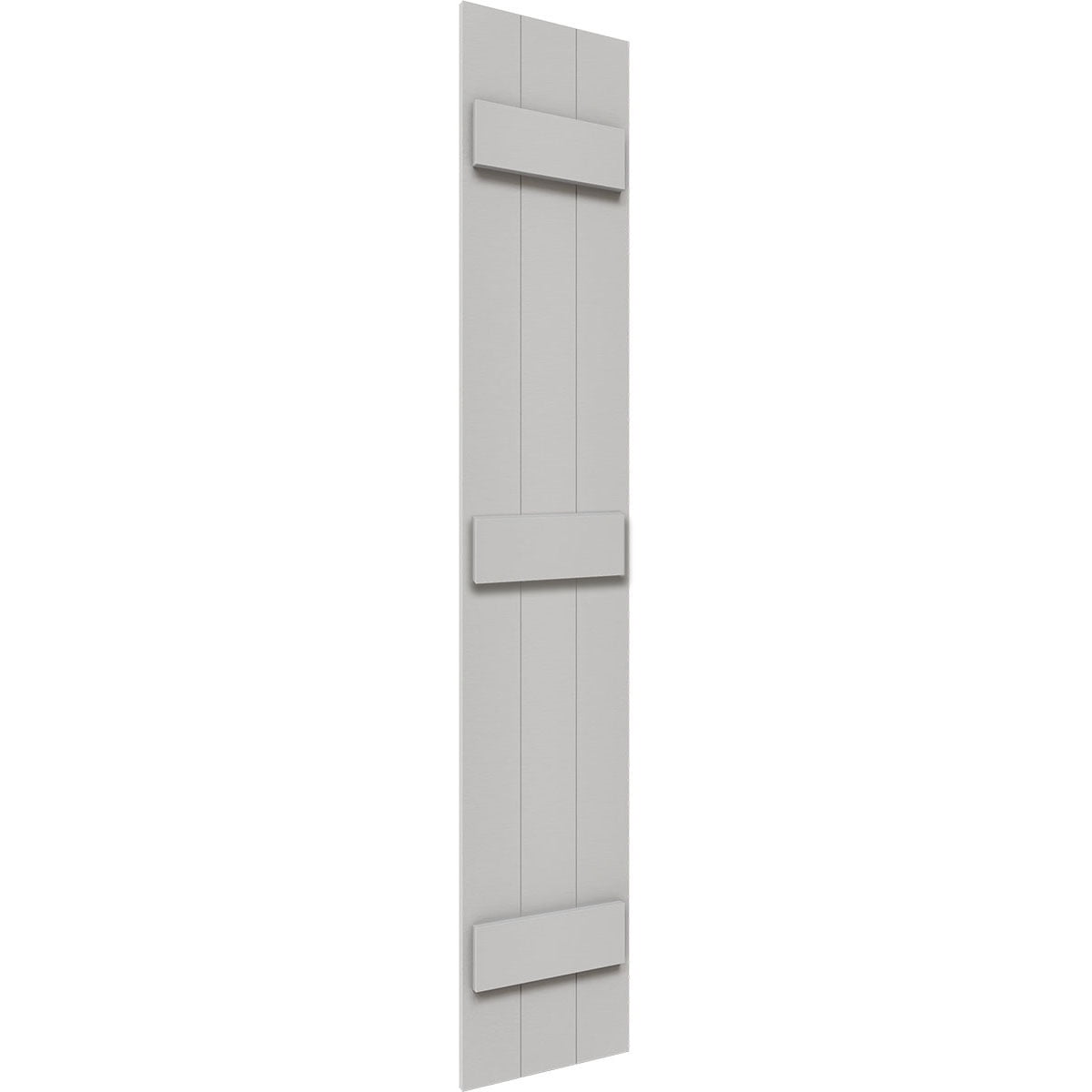 Ekena Millwork Timberthane Faux Window Shutter, Rough Cedar