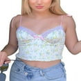 thumbnail image 1 of Women Lace Velvet Camisole Thin Straps Bodycon Camis Tops, 1 of 6
