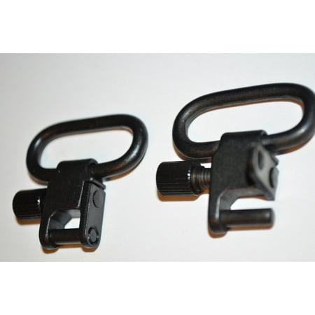 (PAIR) Mini Rifle / Shotgun sling stud swivel mount Spring