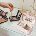 thumbnail image 5 of Small Jewelry Box, Travel Jewellery Box, Mini Travel Jewelry Box Organizer, Small Portable Travel Jewellery Organiser Storage Case for Girls Women, 5 of 5