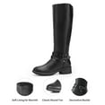 thumbnail image 6 of Women Knee High Riding Boots Classic Equestrian Style Comfortable Tall Boots for Casual or Dress Wear, 6 of 8