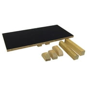 Bundle J Fit 10-2000 Balance Board with 5 Fulcrums Wood