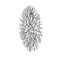 thumbnail image 6 of DecMode Black Metal Overlapping Stick Abstract Wall Decor, 6 of 8