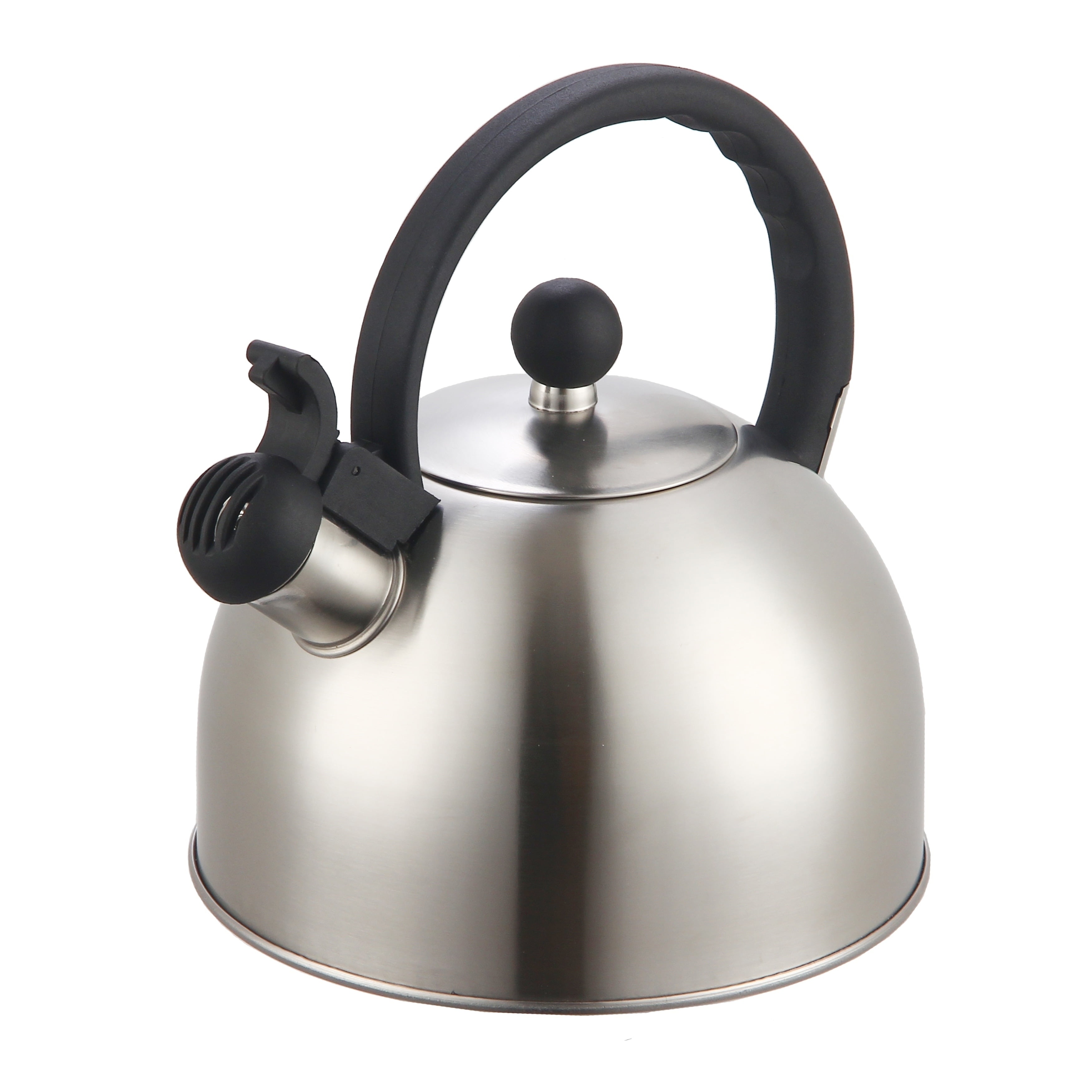 Whistling Tea Kettle with Cool Grip Ergonomic Handle in Stainless Steel