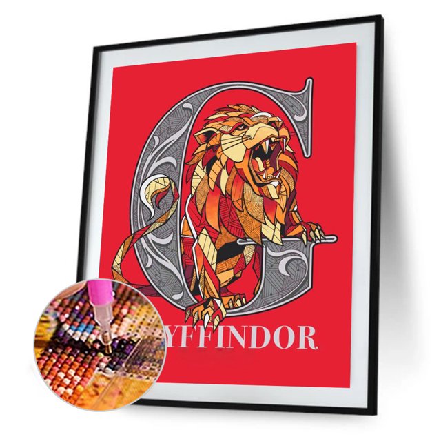 Cuadros Decorativos 5D DIY Diamond Painting Kits Harry Potter Badge Full Round Drill Wall Decor Art DQrwqpou Nuevos Originales
