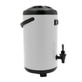 thumbnail image 5 of 12 Liter Hot Drink Dispenser, Stainless Steel Insulated Hot and Cold Drink Dispenser - 3.17 Gallon with Thermometer - Faucet for Hot Tea and Coffee, Cold Milk, Water, Juice Black, 5 of 27
