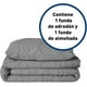 thumbnail image 2 of Juego de Funda Duvet Bluelander para Edredon Individual, Funda para Almohada, Diseño de Líneas, Gris, 2 of 5