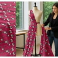 thumbnail image 5 of Soimoi Cotton Poplin Fabric Leaves & Peony Floral Print Fabric by Yard 42 Inch Wide, 5 of 7