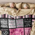 thumbnail image 4 of Nana Gifts Blanket 50\u201dx60\u201d, Mothers Day Blanket Gifts for Nana, Nana Blanket, Nana Birthday Gifts, Birthday Gift for Nana, Best Nana Ever Gifts, Nana Gifts from Grandkids, Grandma Gifts, 4 of 6