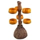 thumbnail image 5 of Cuencos para Refrigerios de Calabaza de Halloween, Soporte para Cuenco para Refrigerios, Palo de Escoba, Adorable Accesorio o para Fiesta de Ha 6 tazones, 5 of 8