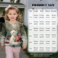 thumbnail image 2 of DISNIMO Christmas Sweatshirt for Girls Dog Printed Pullover Tops Long Sleeve Sweater Fall Winter T-Shirts for Toddler Girls 1-2 Years, 2 of 7