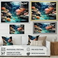 thumbnail image 4 of Designart "Realistic Garden of Underwater Coral II" Animals Framed Wall Art Decor - Modern Pink Coral Entryway Framed Wall Art Print, 4 of 6