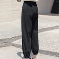 thumbnail image 5 of SIYUDAN Womens Pants Women'S Pants Casual Black Adult Pants For Women Comfortable Pants For Women For Work Wide Leg Pants Woman With Pockets Women Fall Pants, 5 of 5
