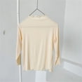 thumbnail image 6 of Ruyang Cute Shirts for Girls Ruffle Tops Baby Plain Long Sleeve Thermal Tshirts Soft Cotton Fall Winter Pullover Tee, 6 of 6