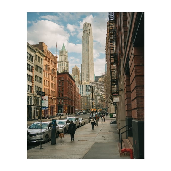 Hudson Street, Tribeca - Manhattan New York Photography Unframed Wall Art Print 8 x 10 inches